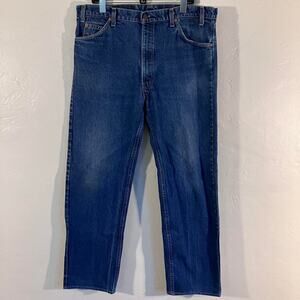 Vintage 80s Levi’s Orange Tab 505‎ Dark Wash Denim Jeans
